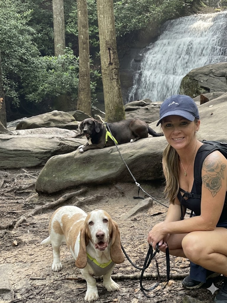 Lisa with Toby and Emma